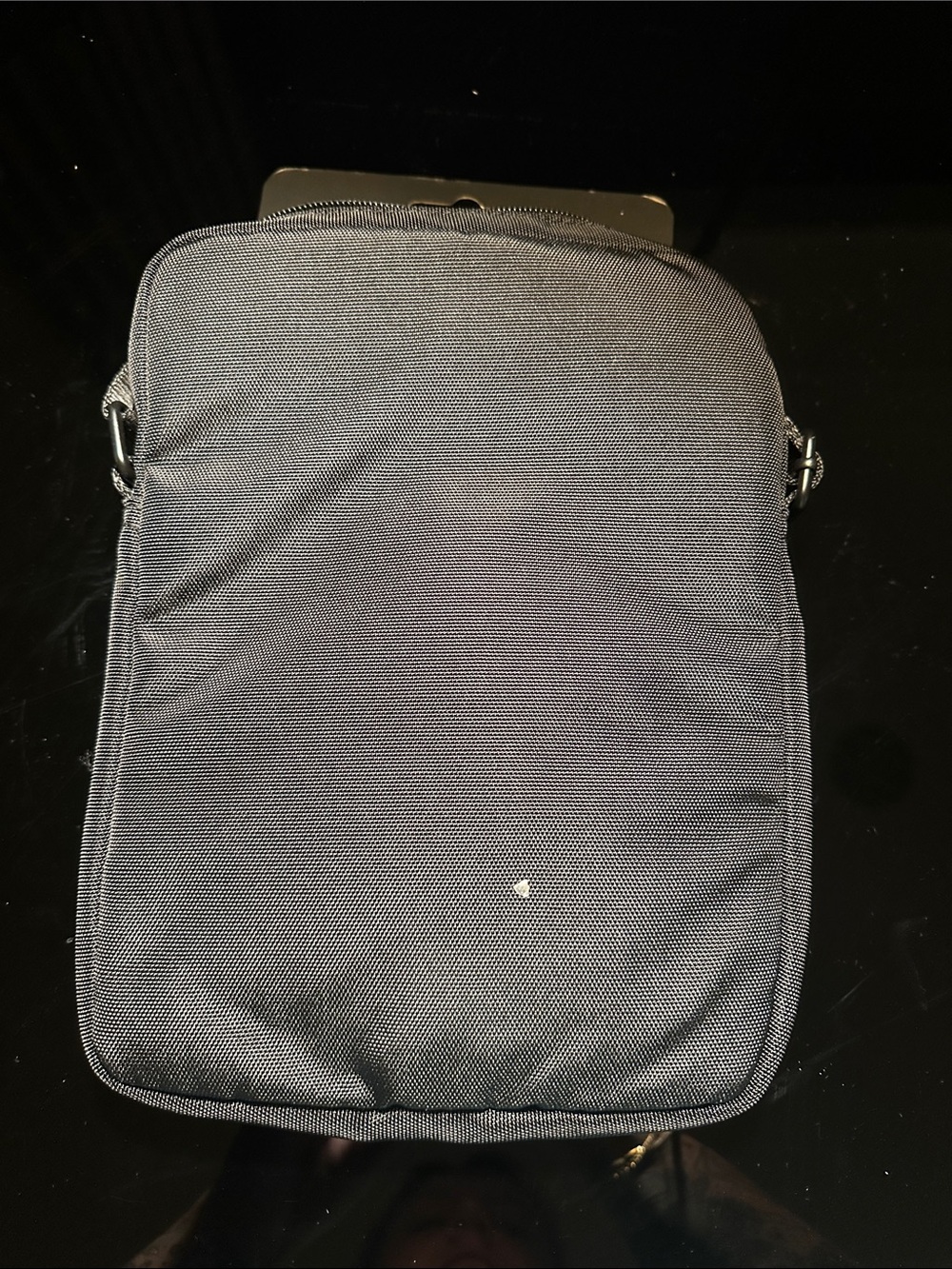 BMW Black Men's Messenger Bag with M Stripe Accent - Picture 2 of 3